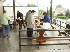 Prodejní výstava  na terase Ždírecké hospody 2012