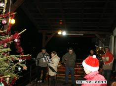 Zpívání koled u vánočního stromečku 2011